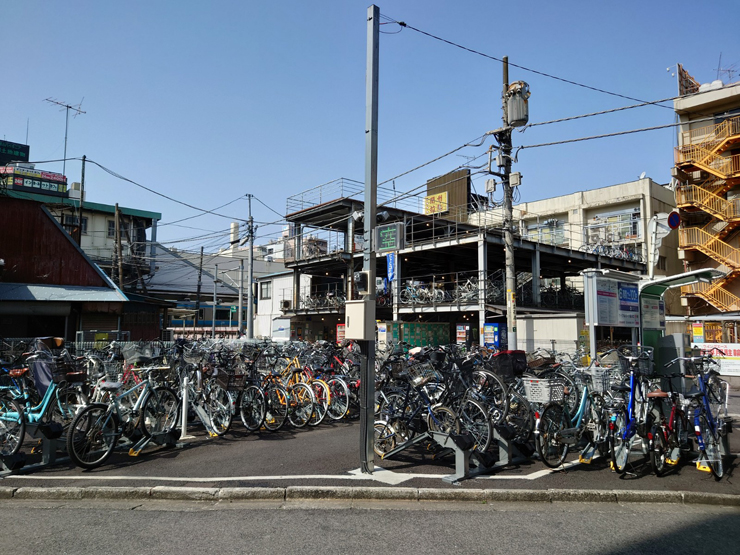 西川口駅駐輪場画像