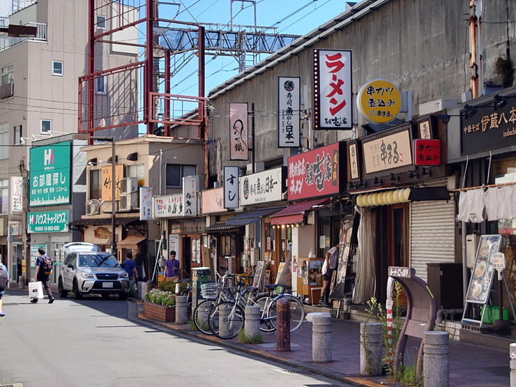 飲食店街画像