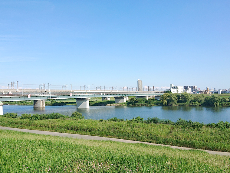 荒川河川敷画像