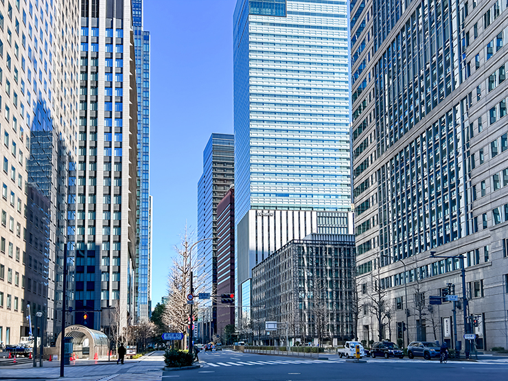 東京・大手町のオフィス街