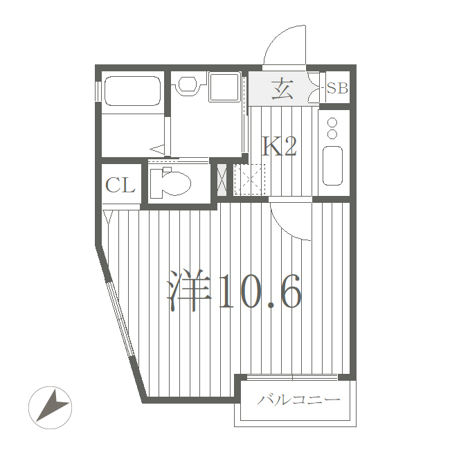 C2タイプ間取り図