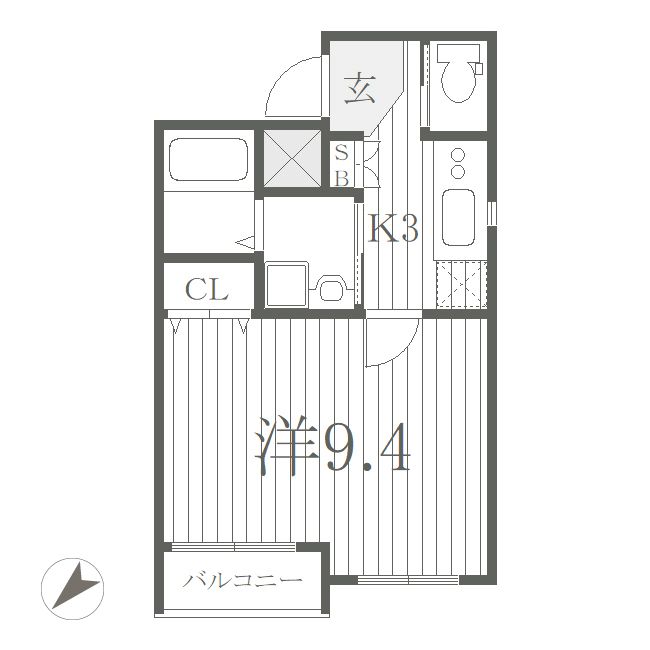 D2タイプ間取り図