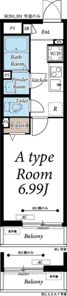 Maison Fleurissanteの間取り図