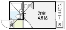 レオパレス滝野川の間取り図