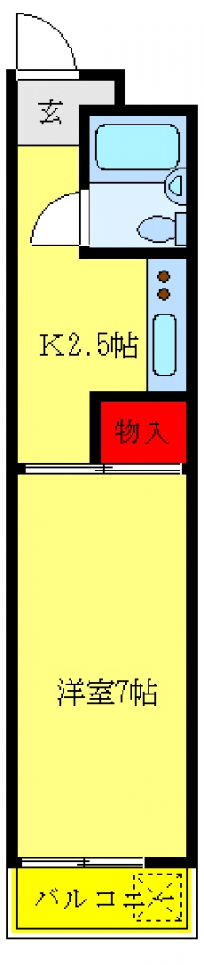 カエサル千早町の間取り図