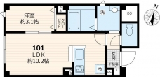 ヴィッラアルテの間取り図