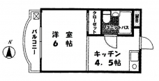 パールシティ浦和常盤台の間取り図