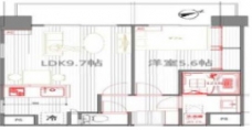 サンシティアヴァンツァーレ文京本郷の間取り図