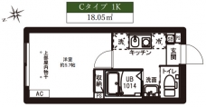 レピュア駒込レジデンスの間取り図