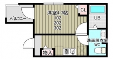 MELDIA蕨 の間取り図