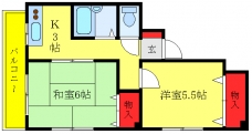 第10オカダビルの間取り図