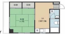 第一コーポムラハシの間取り図