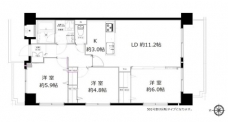 ヒルズ神明の木の間取り図