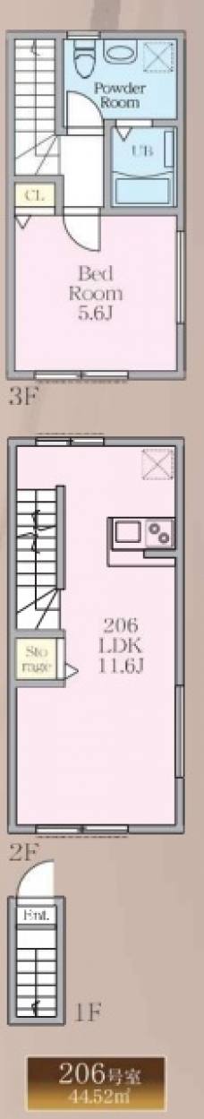 ノーザンロード東武練馬Ⅱの間取り図