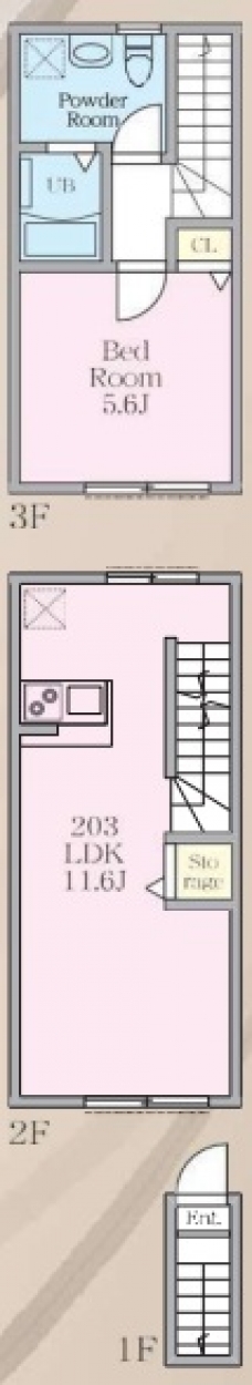 ノーザンロード東武練馬Ⅱの間取り図