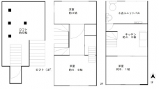 北区豊島7丁目中古戸建ての間取り図