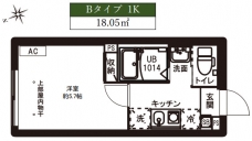 レピュア駒込レジデンスの間取り図