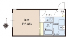レピュア蓮根レジデンスＥＡＳＴの間取り図