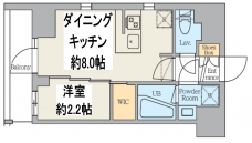 クレストコート東日暮里の間取り図