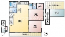 チトセ　Bloomの間取り図