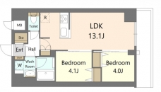 S-RESIDENCE王子enableの間取り図