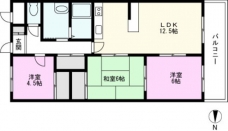エンリッチＦⅢの間取り図