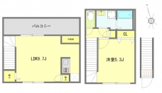 サザンロード西ヶ原の間取り図