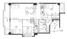 目白テラスドハウスの間取り図