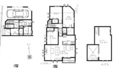 上板橋２丁目戸建の間取り図