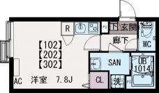 イクシオ Daita Valleyの間取り図