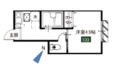 メルディア与野本町の間取り図
