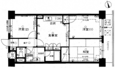 ライオンズマンション上板橋の間取り図