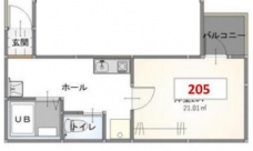 Ａｍｂｉｔｉｏｎ徳丸の間取り図
