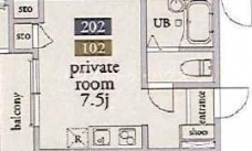 アーベインテラス大塚の間取り図