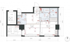 リヴシティ西川口の間取り図