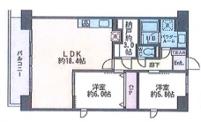ドゥーエ南長崎の間取り図