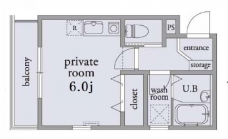 アーベインテラス舟渡の間取り図