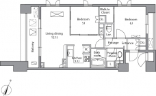 レジディア水道橋の間取り図
