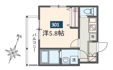 MELDIA大宮桜木町Ⅰの間取り図