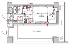 SAKURA　AXIS　中板橋の間取り図