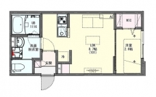 KEIAI RESIDENCE 北戸田Ⅱの間取り図