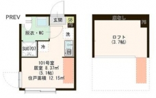MoonStarTOKIWADAIの間取り図