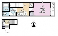 ジョリーメゾン高松の間取り図
