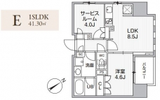 グランエール西日暮里NORTHの間取り図