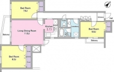 アビタシオンの間取り図