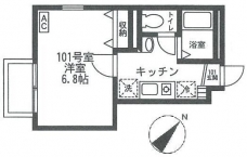 ラ・フルールKの間取り図