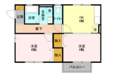 ハックベリーⅡの間取り図