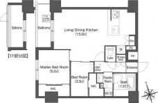 コンフォリア日暮里の間取り図