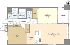 レクセルマンション上野松が谷の間取り図