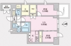 タスキプライムテラス後楽園の間取り図
